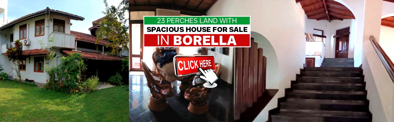 23 Perches Land with a Spacious House for Sale in Borella.