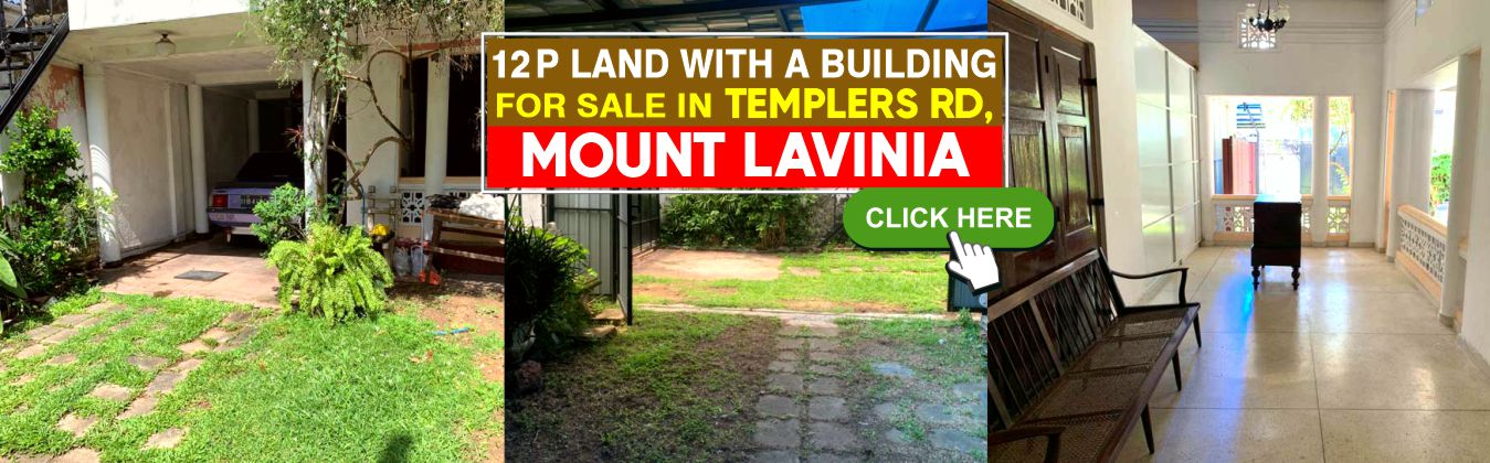Land with a building for Sale in Templers Road, Mount Lavinia.