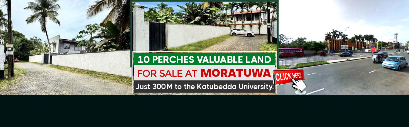 Valuable Land for Sale at Katubedda, Moratuwa.