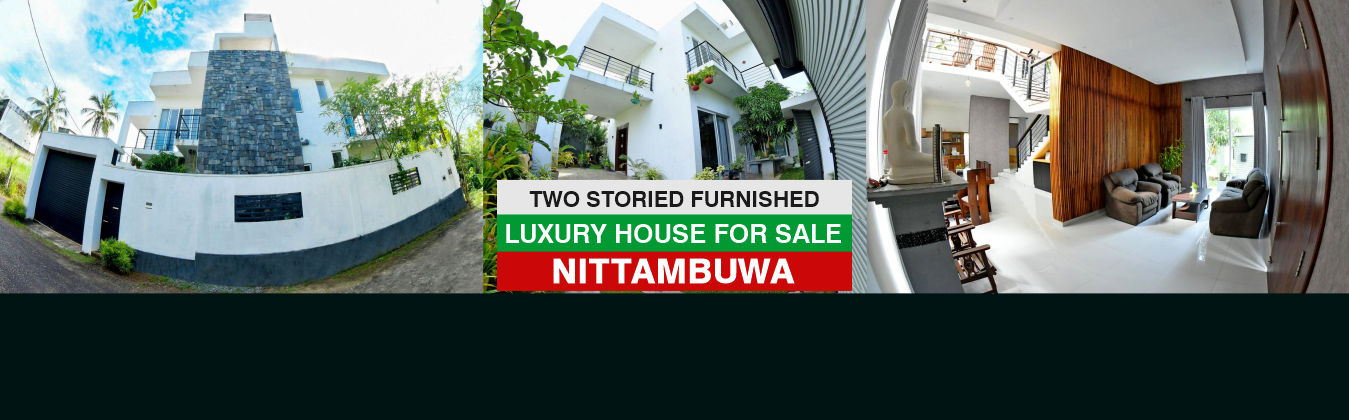 Two Storied Luxury House for Sale in Nittambuwa.